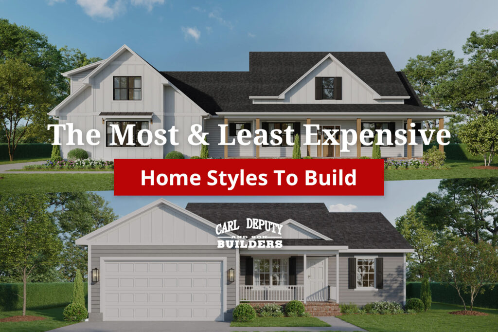 Most and Least Expensive Home Styles to Build