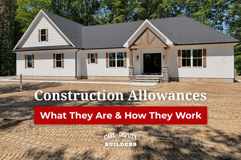 How Construction Allowances Work